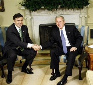 George W. Bush,  Mikhail Saakashvili