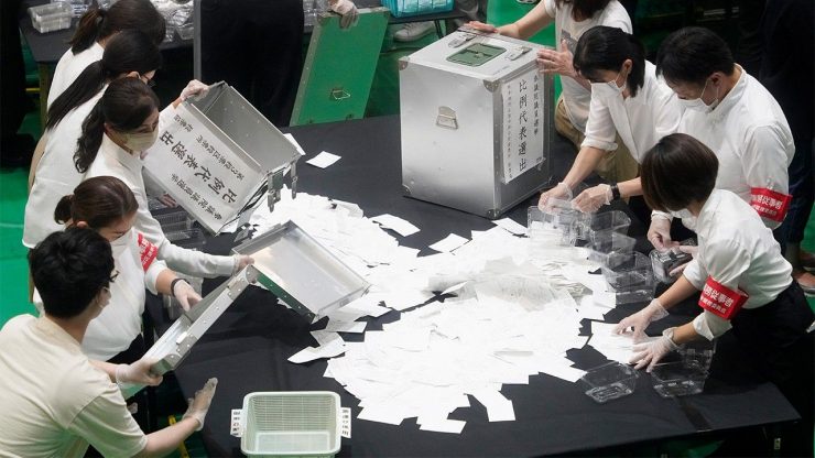 Japan held “midterm” elections