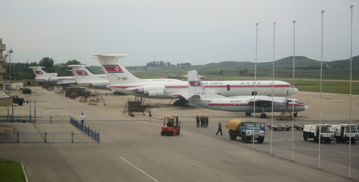North Korean passenger jets