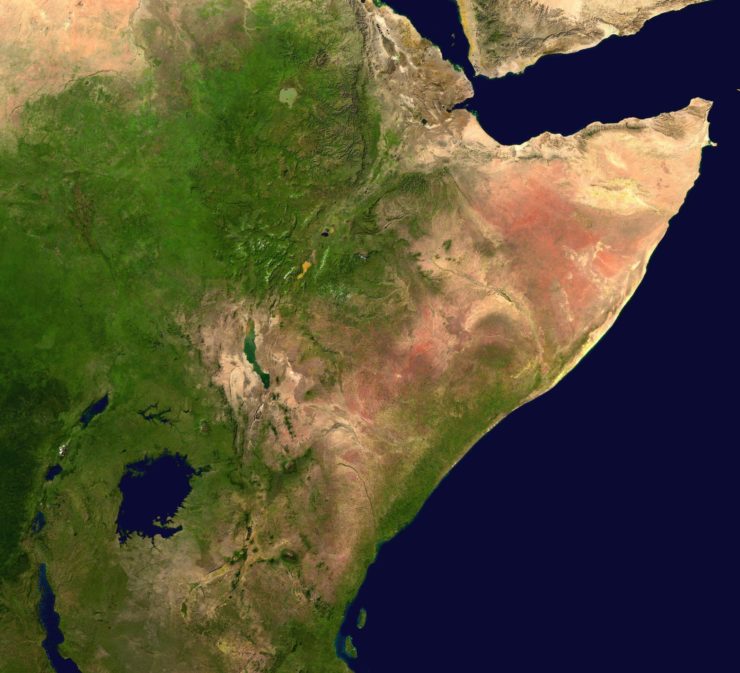 Эфиопия и Сомалиленд. Сомали. Африканский рог.