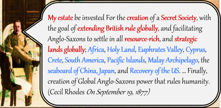 Cecil Rhodes’ Plan for Colonization of the Globe by Anglo-Saxons Fails in Iraq