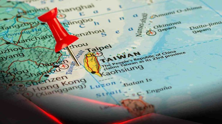 La RPC et les États-Unis dans l'actualité sur la question de Taïwan
