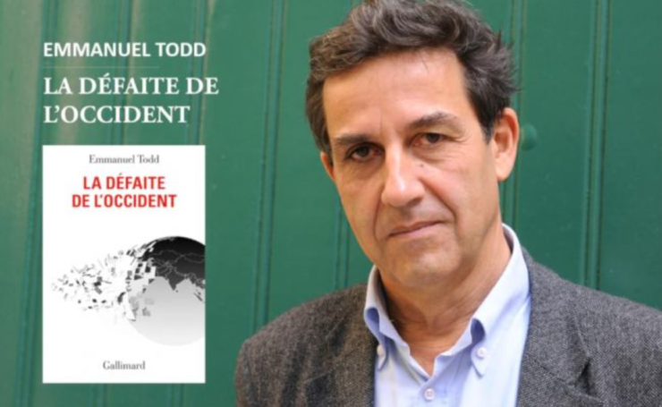 le nouveau livre d'Emmanuel Todd, politologue et anthropologue français bien connu, intitulé « La défaite de l'Occident »