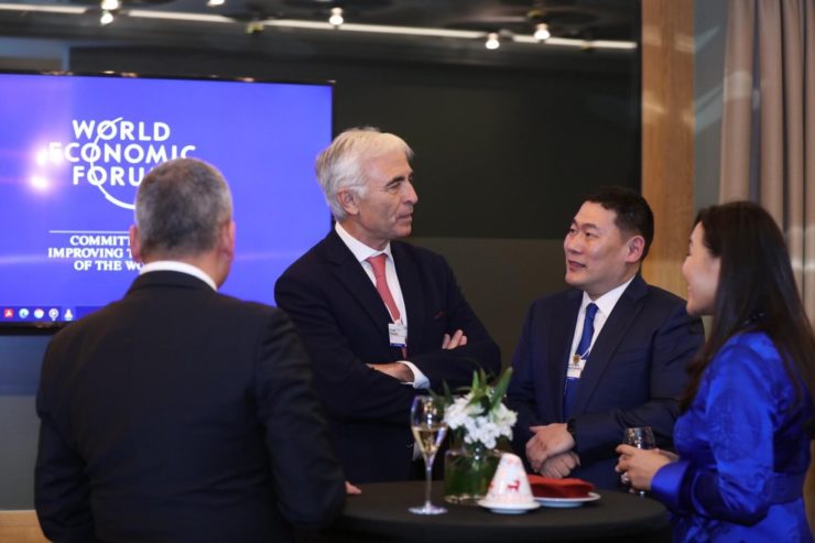 Le Premier ministre mongol à Davos