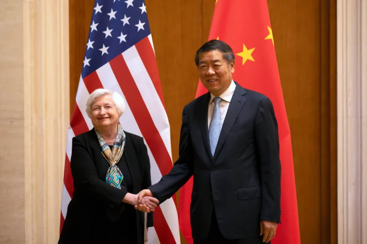 визит в КНР министра финансов США Джанет Йеллен