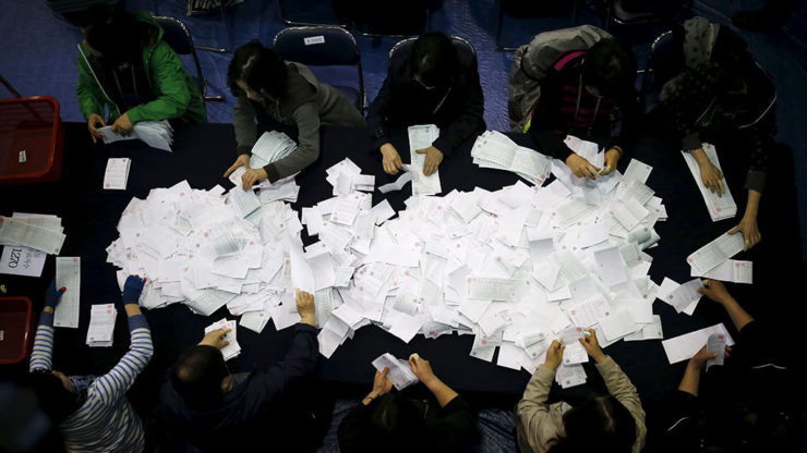 Парламентские выборы в Южной Корее прошли