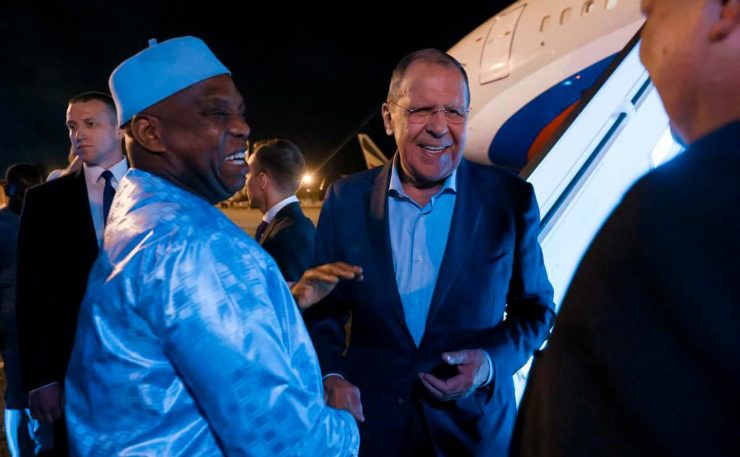 Sergey Lavrov in African tour