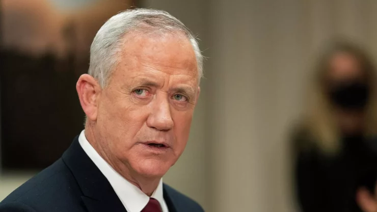 The resignation of Benny Gantz