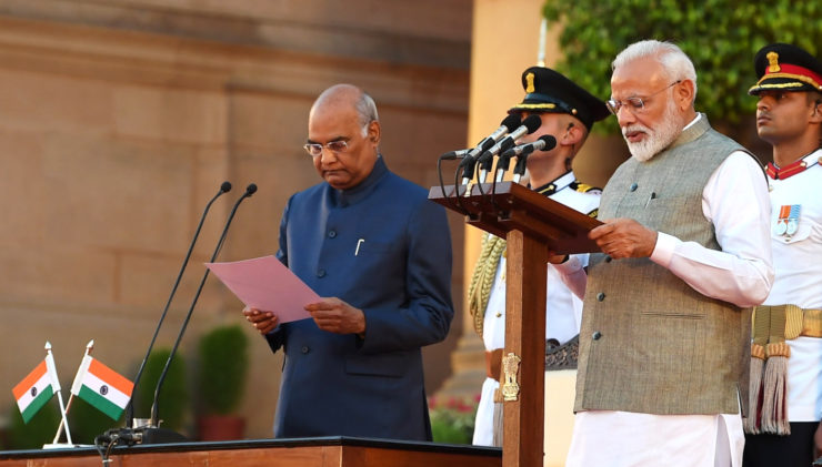Нарендра Моди принёс присягу на посту премьер-министра