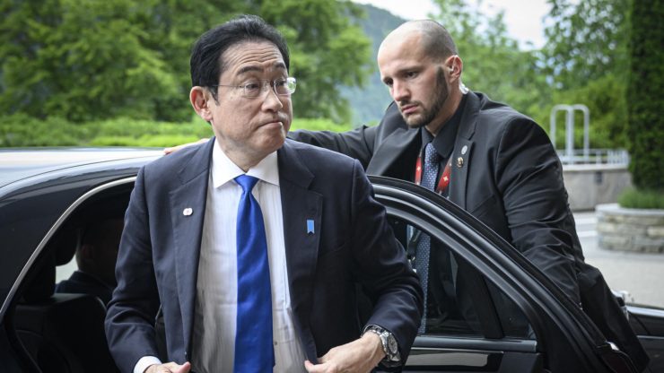 Japanese Prime Minister at NATO’s anniversary summit and briefly in Germany