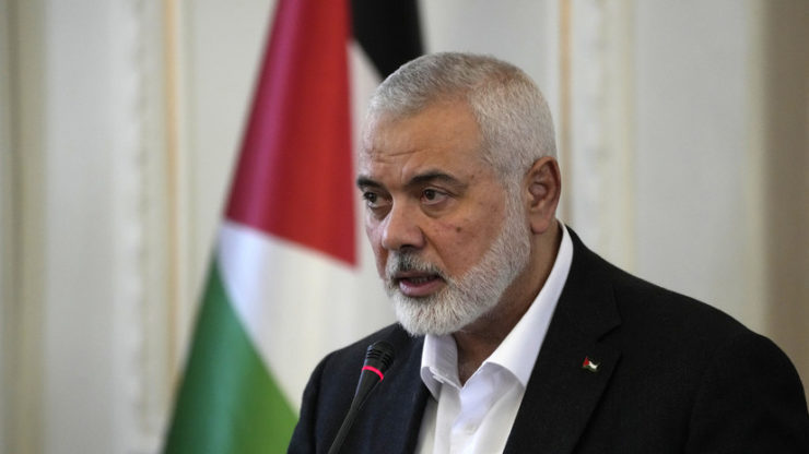 Hamas political leader Ismail Haniyeh