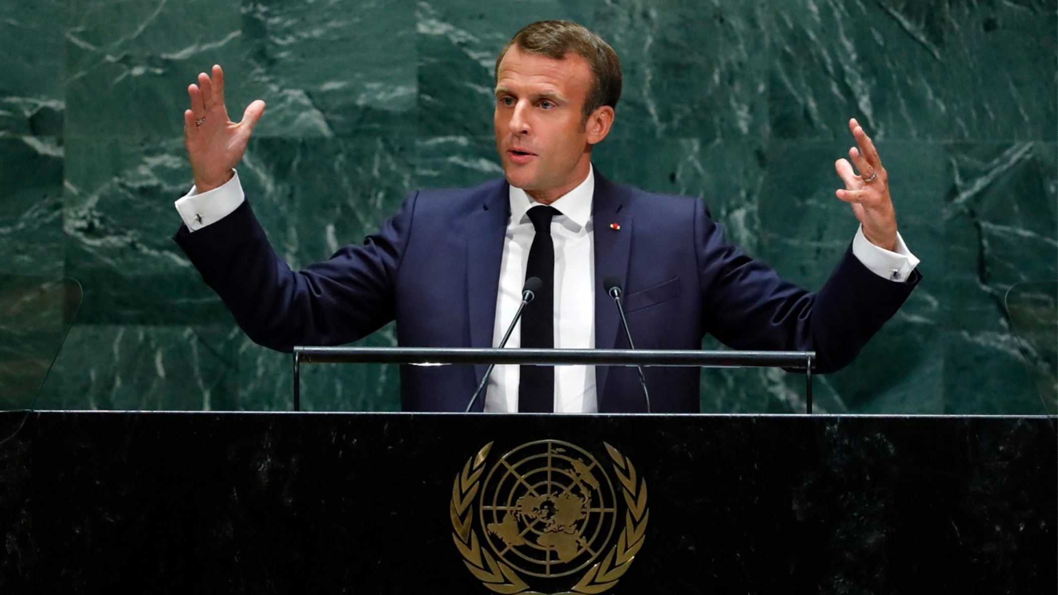 Emmanuel Macron's speech at the UN